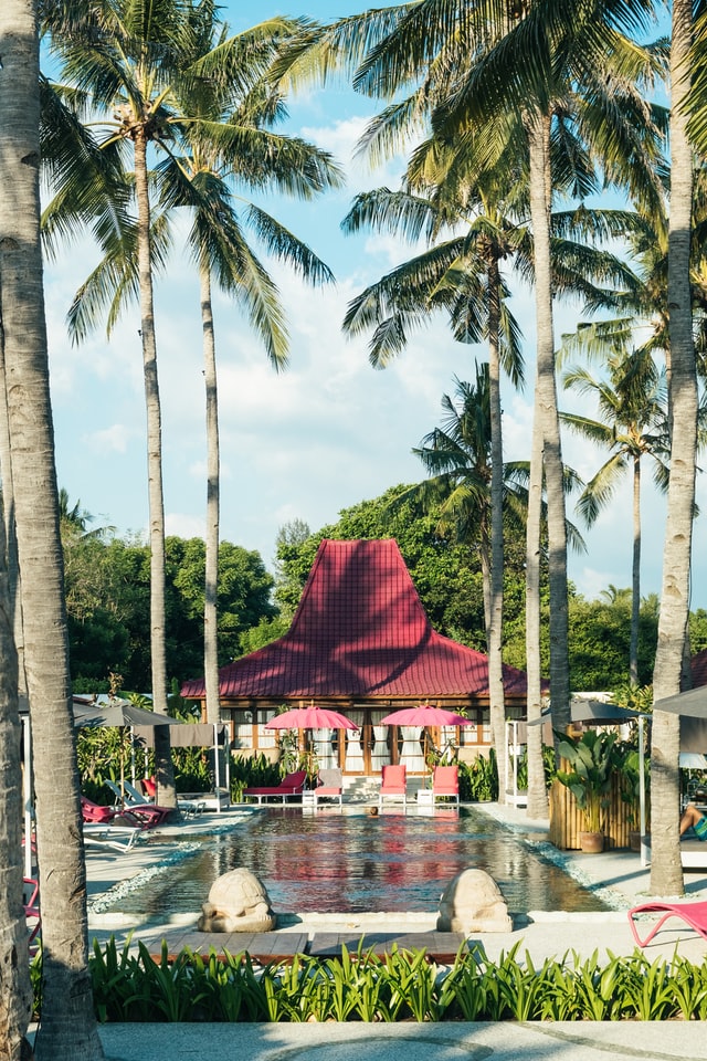 pool in hotel